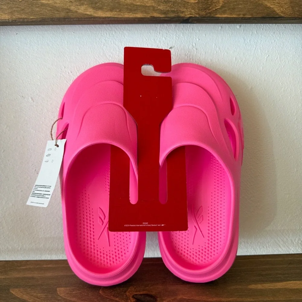 NWT Reebok DMX Recovery Mule Paradise Pink Clog Slides Unisex M8‎ W9 New